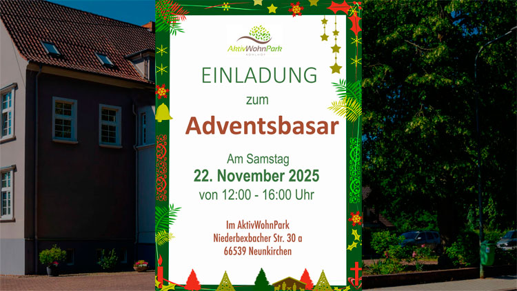Adventsbasar Samstag, 22. November 2025 von 12:00 - 16:00 Uhr