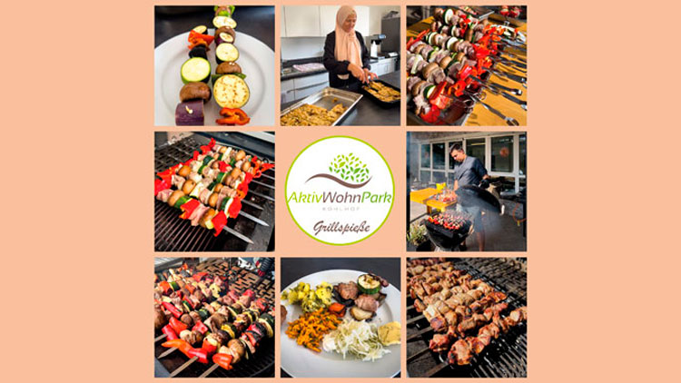 Grillspieße in verschiedenen Variationen