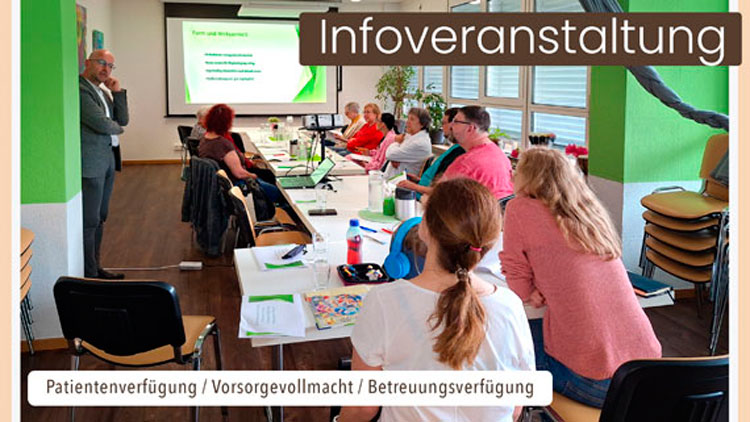 Infoveranstaltung selbstbestimmte Vorsorge im AktivWohnPark Kohlhof